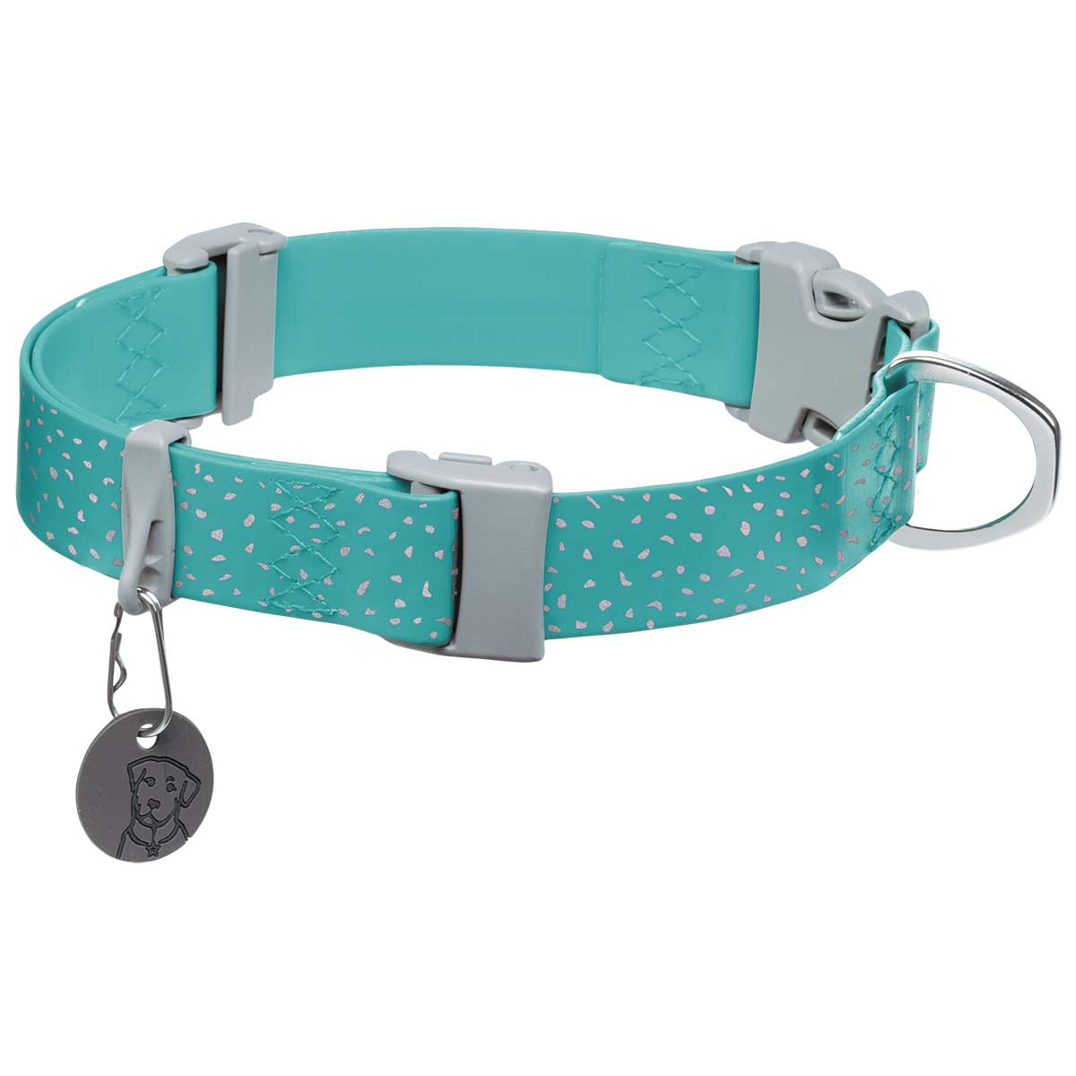 Ruffwear Confluence Dog Collar in Aurora Teal